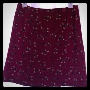 Red wrap around mini dress skirt